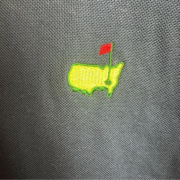 Masters Collection 60s Two-Ply Mercerized 100% Cotton Navy Golf Polo Shirt Sz L - Picture 6 of 6